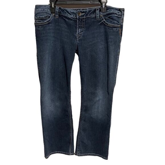 Silver Jeans Co- Women’s Santorini Low Rise Cropped Striaght Leg, Size 36 - Picture 1 of 13